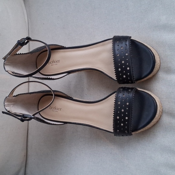 Botkier Womens Black Espadrilles Heels Shoe Size 10 Medium - Picture 4 of 8